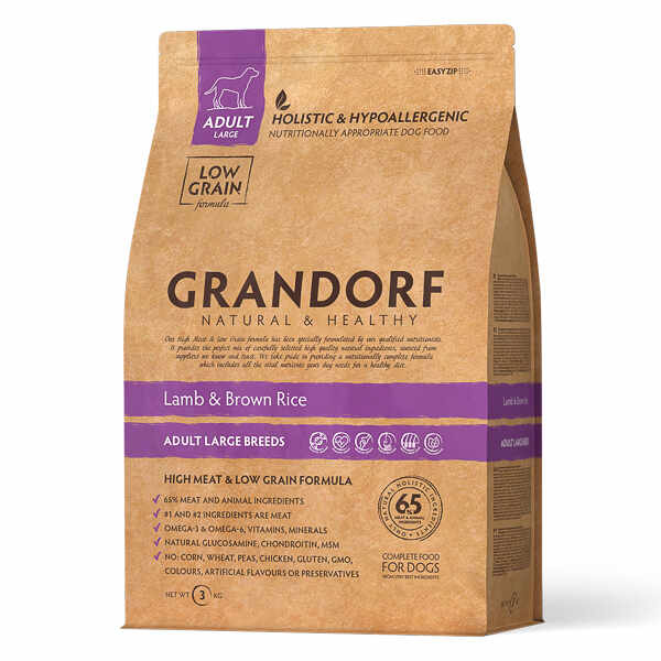 GD-Dog - Lamb & Brown Rice - Adult Large Breed - 3 kg