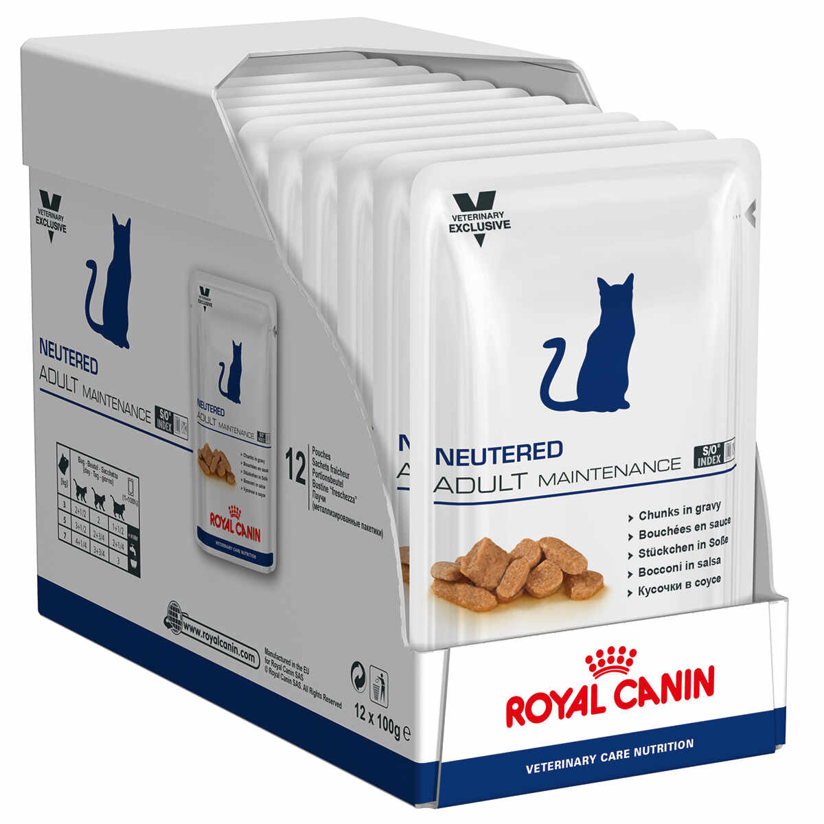 Royal Canin Neutered Adult Maintenance, 12 plicuri x 100 g