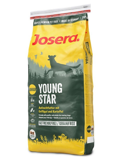 JOSERA Junior YoungStar Grainfree hrana uscata fara cereale pentru caini juniori 5 x 900g