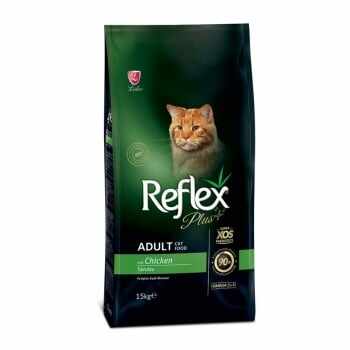 Reflex Plus Adult Cat cu Pui, 15kg