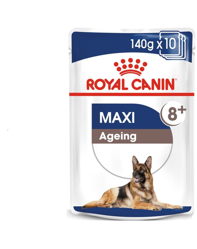 Royal Canin Maxi Ageing 8+ Hrană Umedă Câine 10x140 g