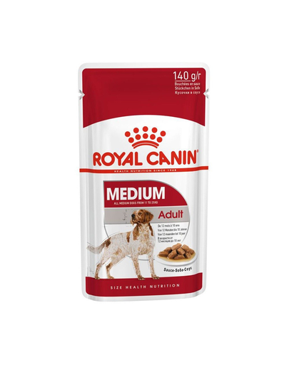 Royal Canin Medium Adult Hrană Umedă Câine 10x140 g
