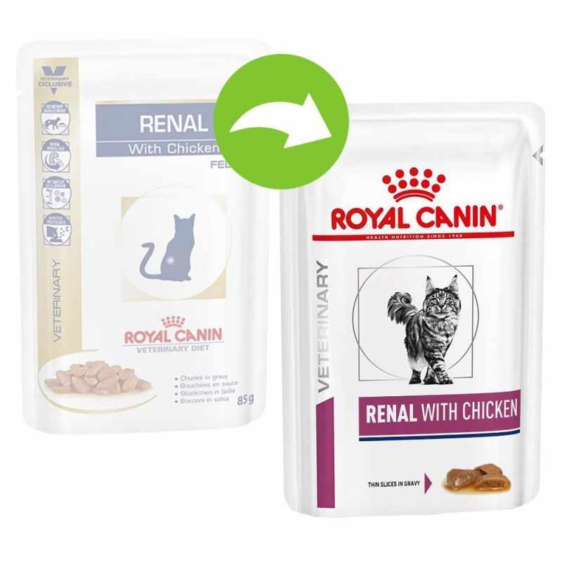 Royal Canin Renal Chicken Cat, 1 plic x 85 g