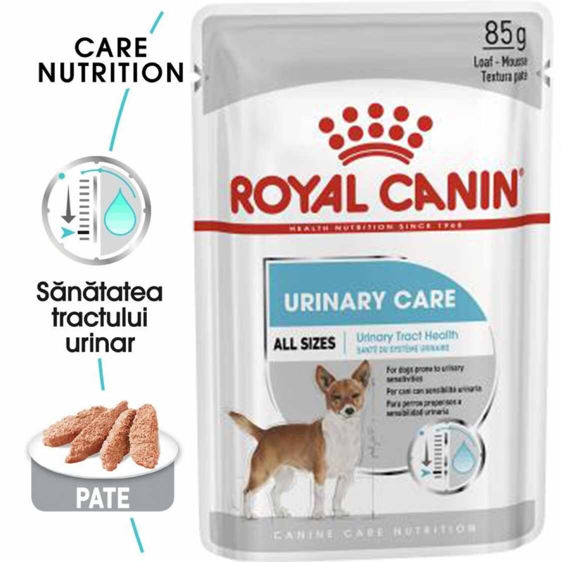 Royal Canin Urinary Care Adult hrana umeda caine, sanatatea tractului urinar (pate), 85 g