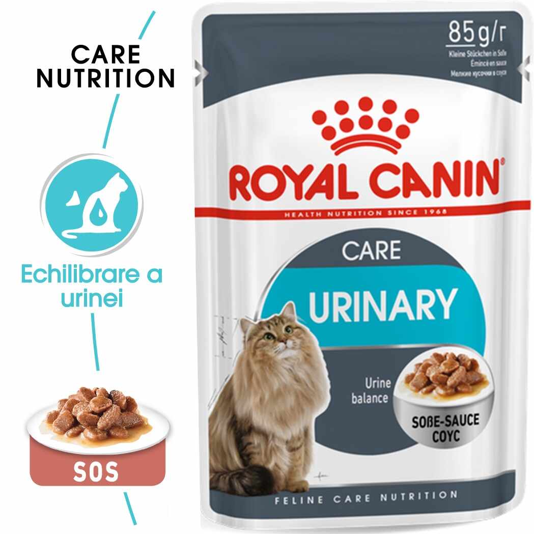 Royal Canin Urinary Care Adult hrana umeda pisica, sanatatea tractului urinar (in sos), 85 g