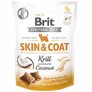 Brit Care Dog Snack Skin and Coat Krill 150 g