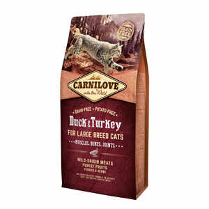 Carnilove Duck and Turkey Large Breed Cats 6 kg