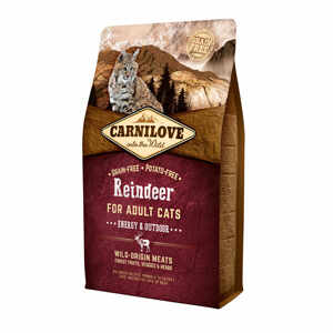 Carnilove Reindeer Cats Energy and Outdoor 2 kg