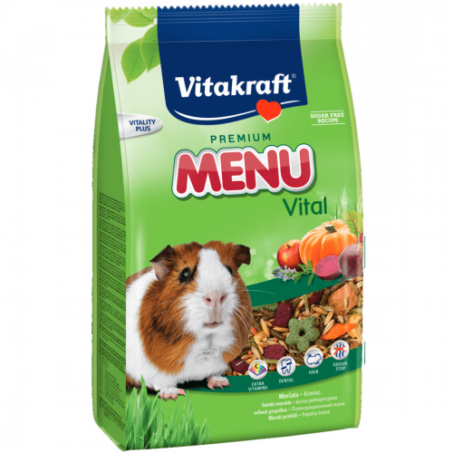 Hrana Completa Pentru Porcusori de Guineea,Vitakraft Premium Menu, 1 Kg