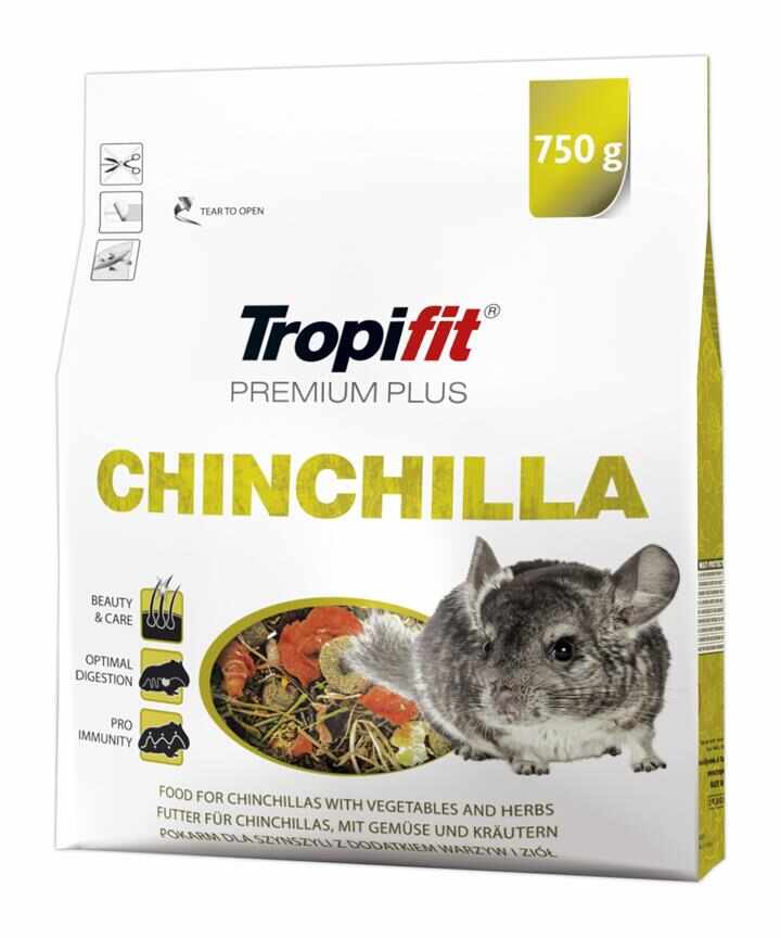 Hrana pentru cincila Tropifit Premium Plus Chinchilla, 2.5 kg