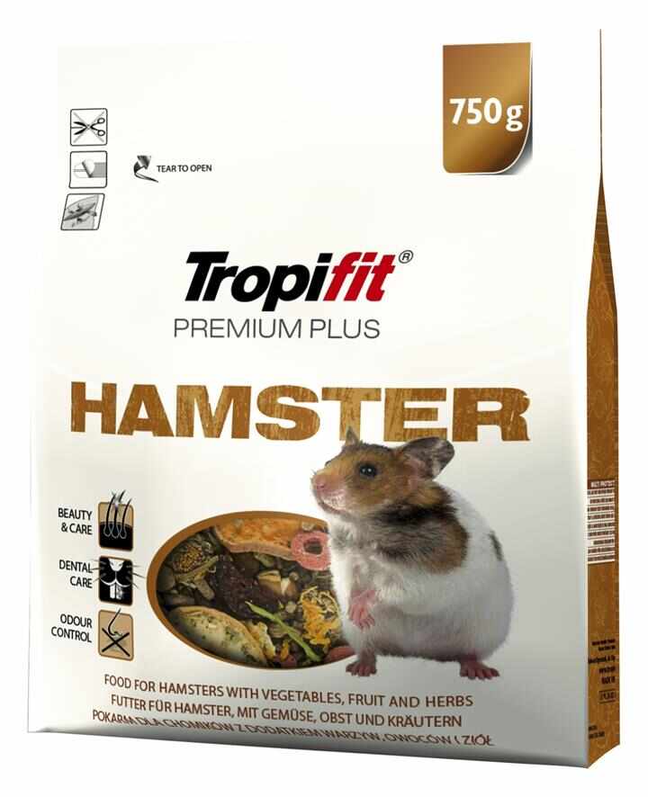 Hrana pentru hamster Tropifit Premium Plus Hamster , 750 g