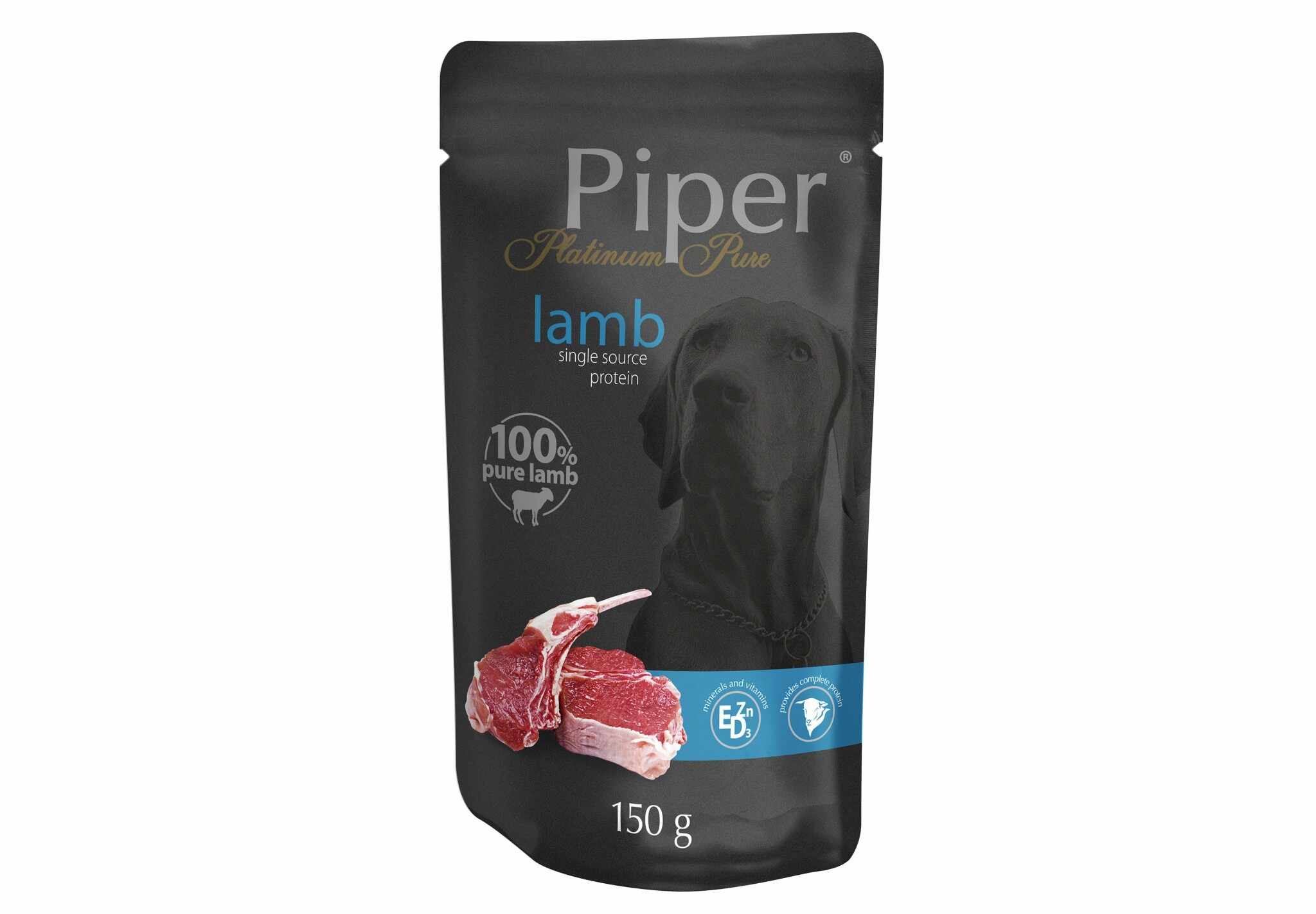 Hrana umeda Piper Platinum Pure, Miel, 150 g