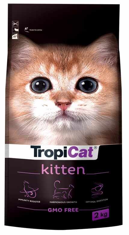 Hrana uscata pentru pisici junior TROPICAT KITTEN, 2 kg
