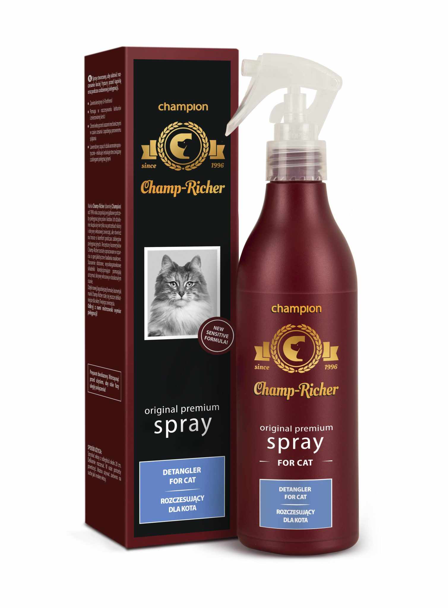 Spray CHAMP RICHER pentru descalcire PISICI, 250 ml