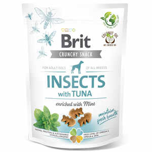 Brit Care Dog Crunchy Cracker Insects Tuna with Mint 200 g