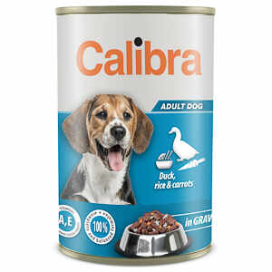 Calibra Dog Conserva Duck Rice and Carrot in Gravy 1240 g New