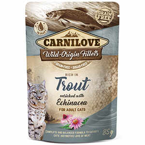Carnilove Cat Pouch Rich in Trout With Echinacea 85 g