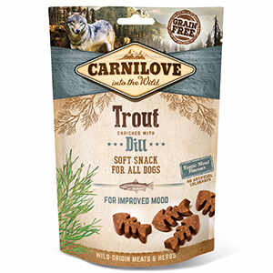 Carnilove Dog Semi Moist Snack Trout with Dill 200 g