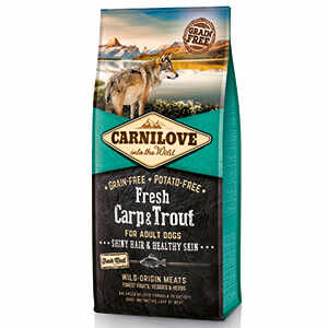 Carnilove Fresh Carp and Trout, Healthy Skin for Adult Dogs 12 kg