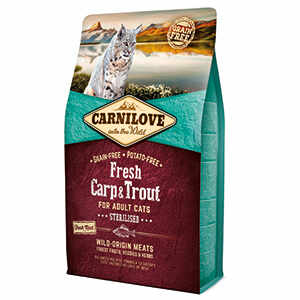 Carnilove Fresh Carp and Trout Sterilised for Adult Cats 2 kg