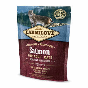 Carnilove Salmon for Adult Cats - Sensitive and Long Hair 400 g