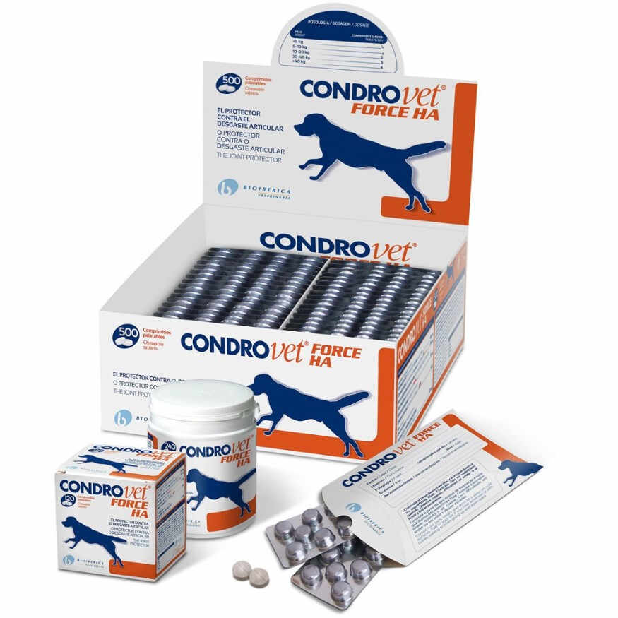 Condrovet Force HA For Dog, 1 Blister X 10 Comprimate