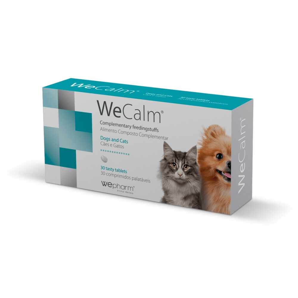 WeCalm Supliment Pentru Caini si Pisici, 30 Comprimate