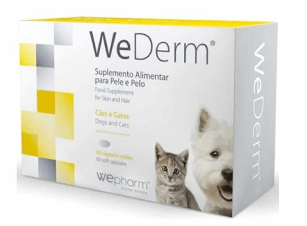 WeDerm Supliment Pentru Caini si Pisici, 60 Capsule