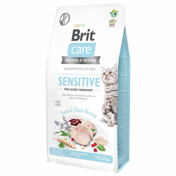 Brit Care Cat Grain-Free Insect Food Allergy Management 7 kg