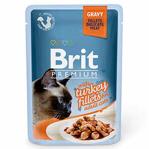 Brit Cat Delicate Turkey in Gravy, Set 10 X 85 g