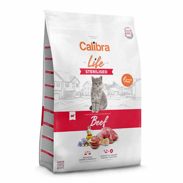Calibra Cat Life Sterilised Beef 1.5 kg