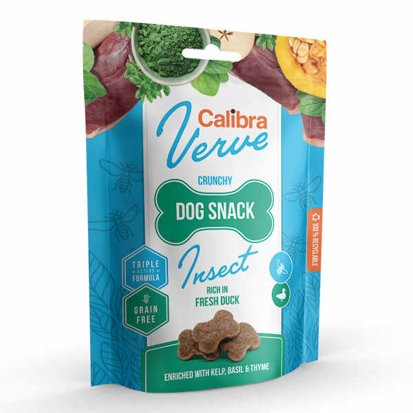 Calibra Dog Verve Crunchy Snack Insect & Fresh Duck 150 g
