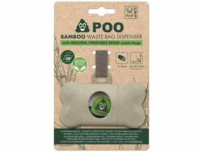 Dispenser pungi igienice Biodegradabile POO BAMBOO M-PETS