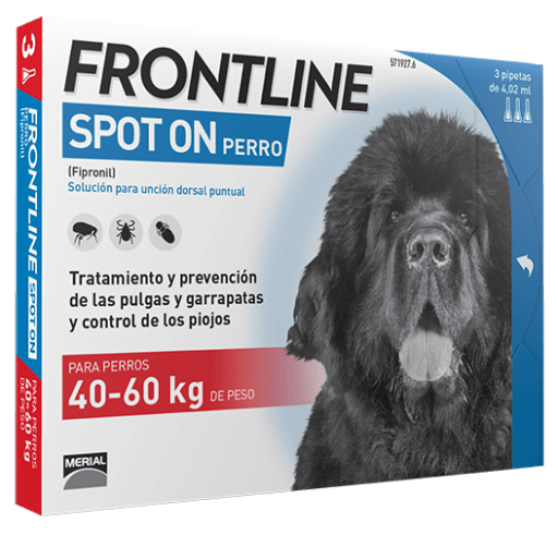 Frontline Spot On Caine XL 40 60 kg, Cutie cu 3 pipete