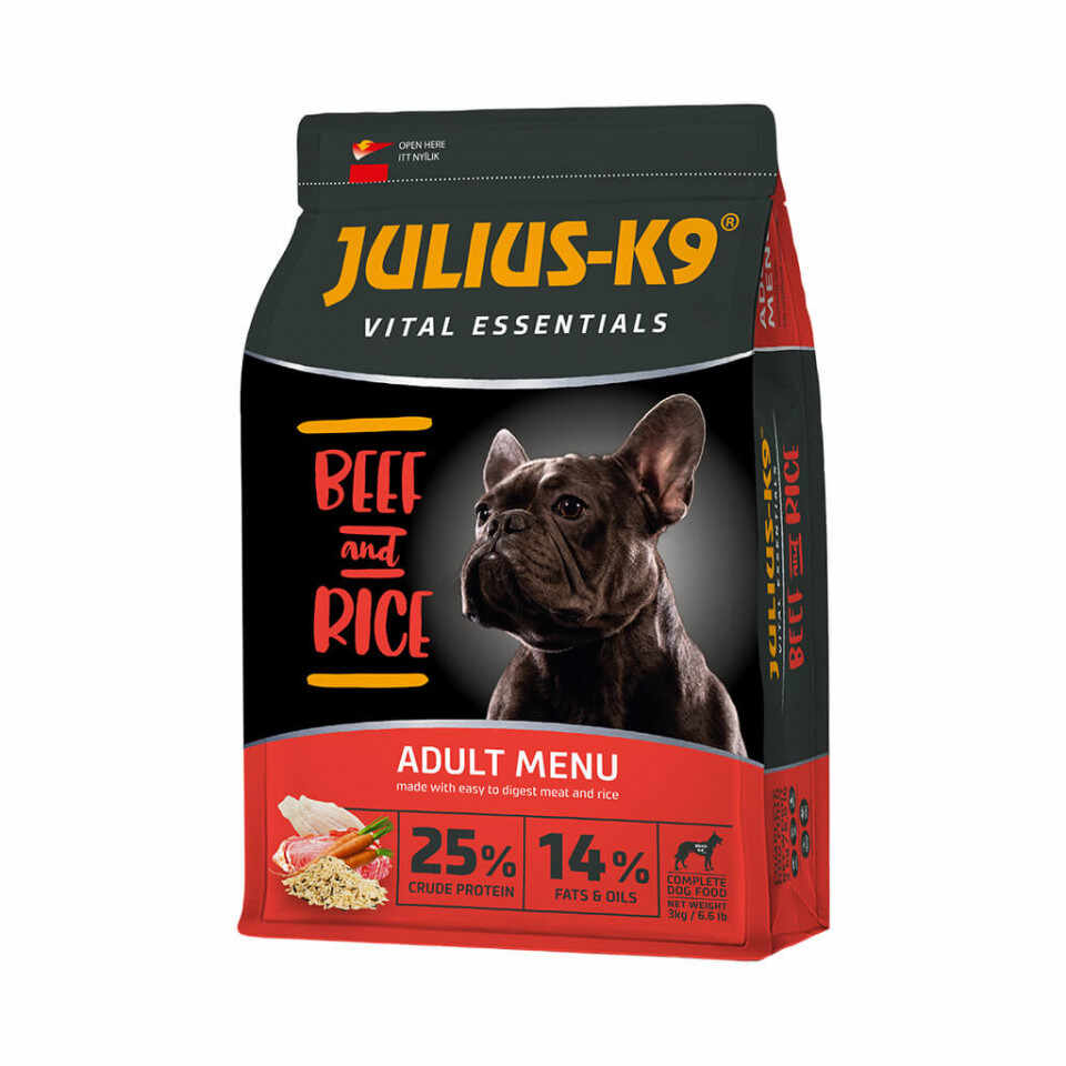 Julius K9 Adult Vital Essentials, Vita si Orez, 3 kg