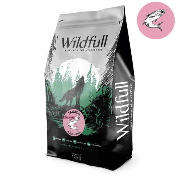 Wildfull Adult Mediu-Maxi - Hrana uscata ultra-premium - Somon - 12kg