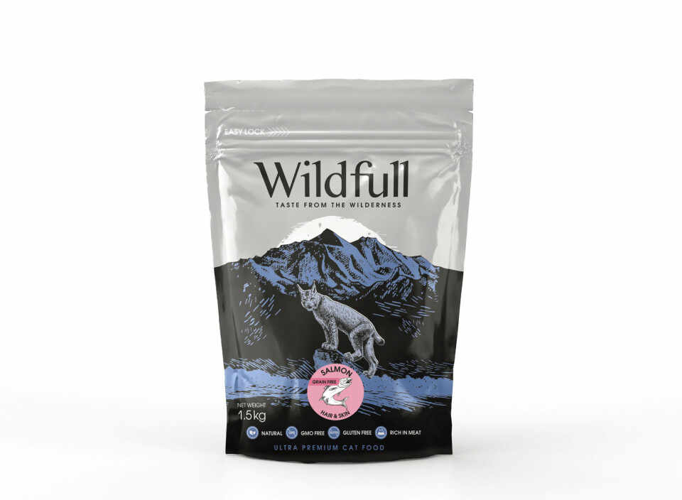 Wildfull Cat Hair & Skin - Hrana uscata ultra-premium - Somon - 1.5kg