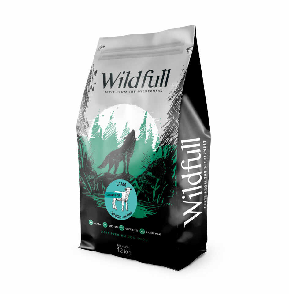 Wildfull Junior Mediu-Maxi - Hrana uscata ultra-premium - Miel - 12kg