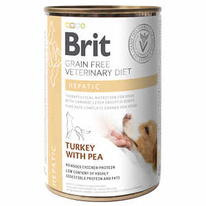 Brit GF Veterinary Diets Dog Hepatic 400 g conserva