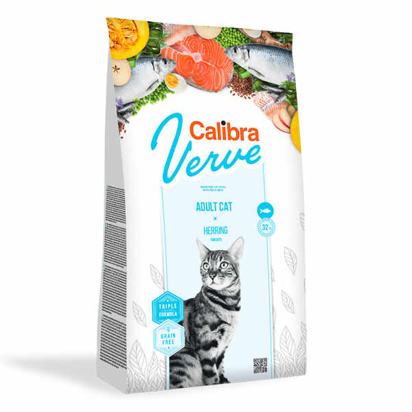 Calibra Cat Verve Grain Free Adult Herring 750 g