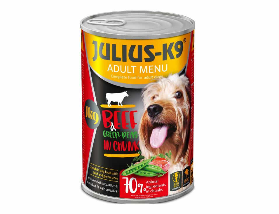 Julius K9 Dog - Hrana umeda super-premium - Vita si Mazare - 1240g
