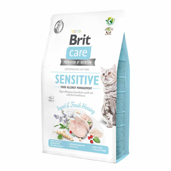Brit Care Cat Grain-Free Insect Food Allergy Management 2 kg