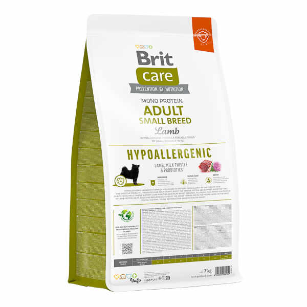 Brit Care Dog Hypoallergenic Adult Small Breed 7 kg