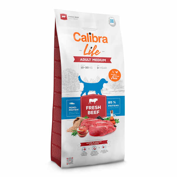 Calibra Dog Life Adult Medium Fresh Beef 2.5 kg
