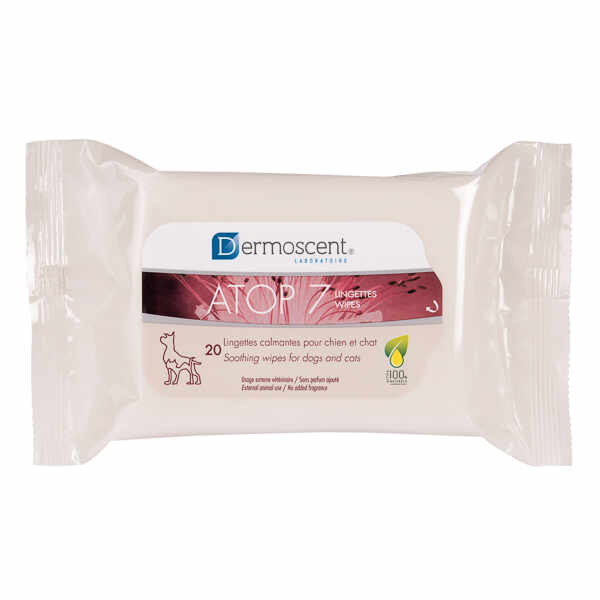 Dermoscent Atop7 20 Wipes for Dogs & Cats