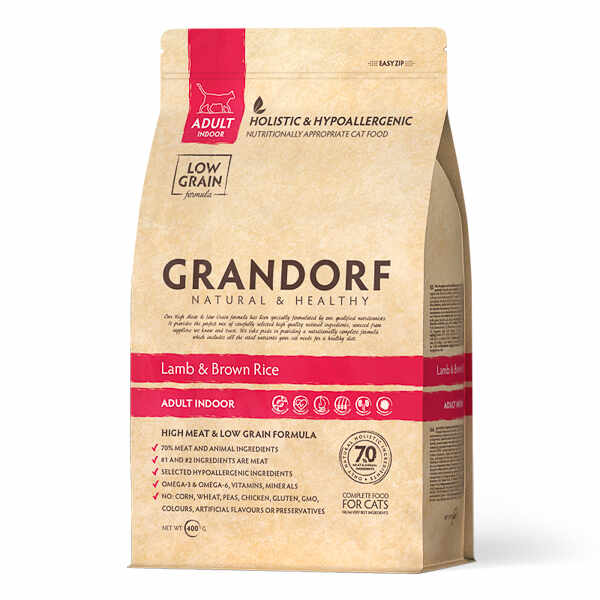 GD-Cat - Lamb & Brown Rice - Adult Indoor - 400 g