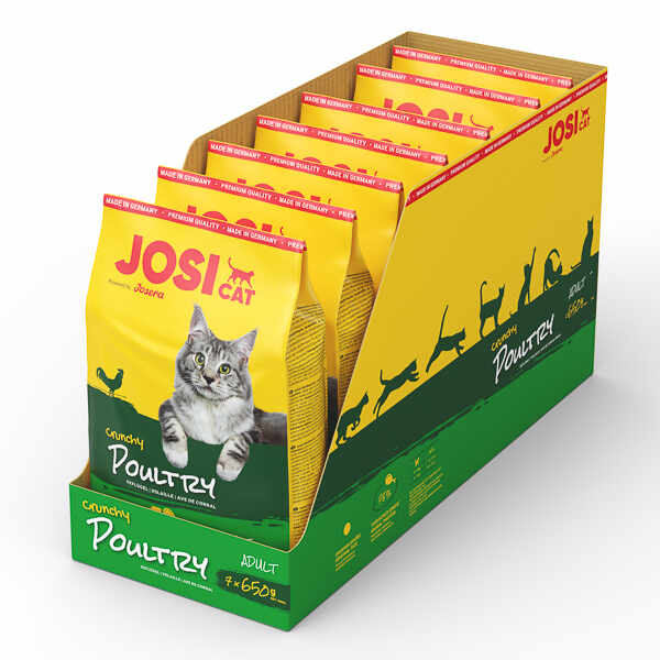JosiCat Crunchy Poultry 7x650 g