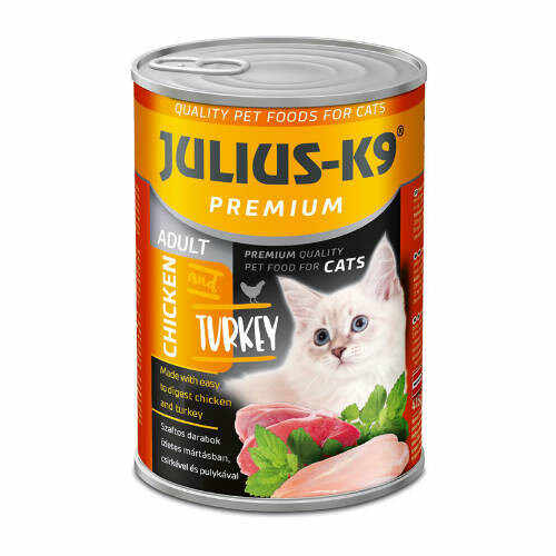 Julius K9 Cat - Hrana umeda super-premium - Curcan - 415g