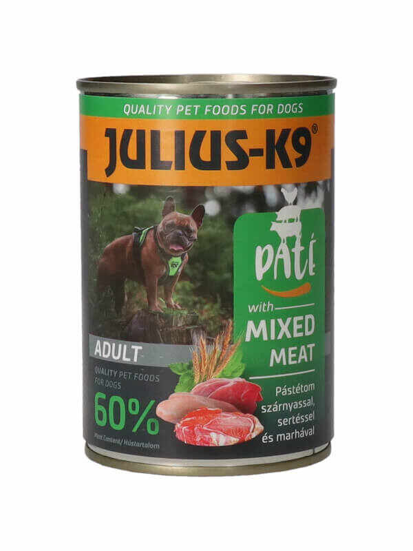 Julius K9 Dog - Pate cu mix de carne - 400g