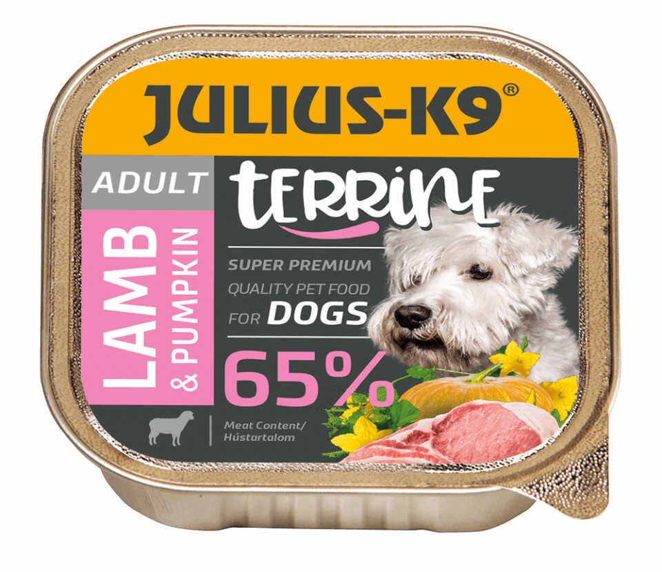 Julius K9 Dog - Terina cu miel si dovleac - 150g